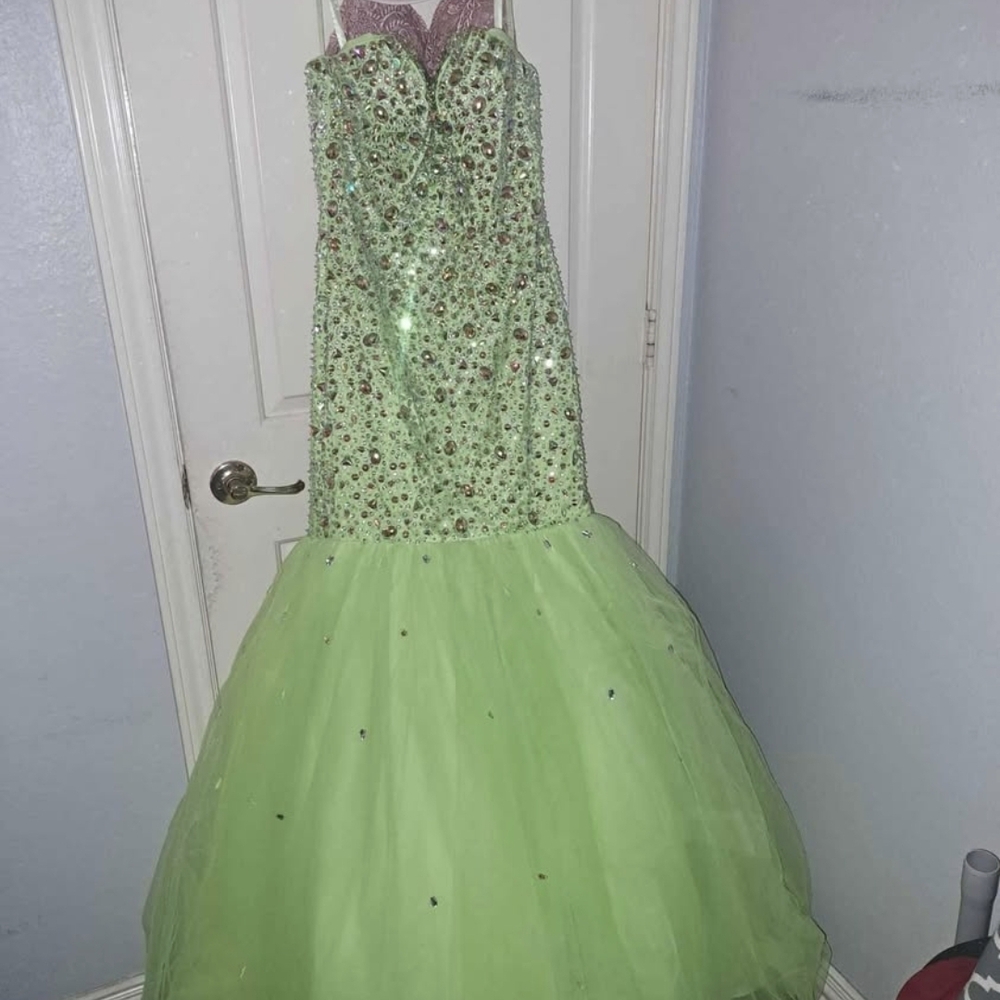 Sparkling Green Kids Dress